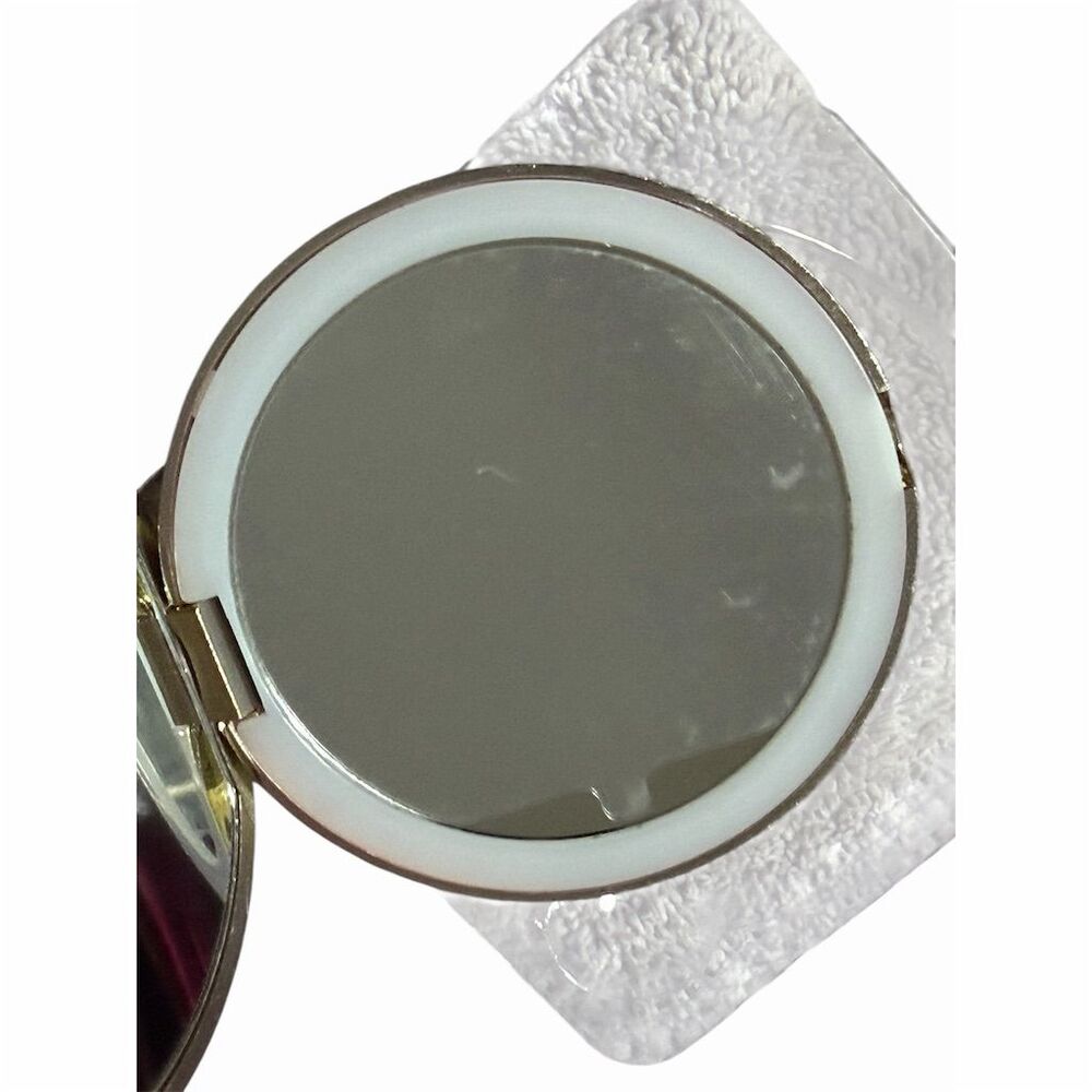 Ipsy Metallic Makeup Bag with LED Compact Mirror - Picture 5 of 11